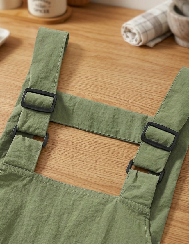 Adjustable Cross Back Apron with Pocket – Polyester Kitchen Apron for Women, Lightweight Work Apron for Cooking, Baking, Gardening & Crafts