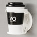 Foldable Wall Mount Cup Holder, Self-Adhesive Punch-Free Water Coffee Cup Storage Rack