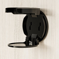 Foldable Wall Mount Cup Holder, Self-Adhesive Punch-Free Water Coffee Cup Storage Rack