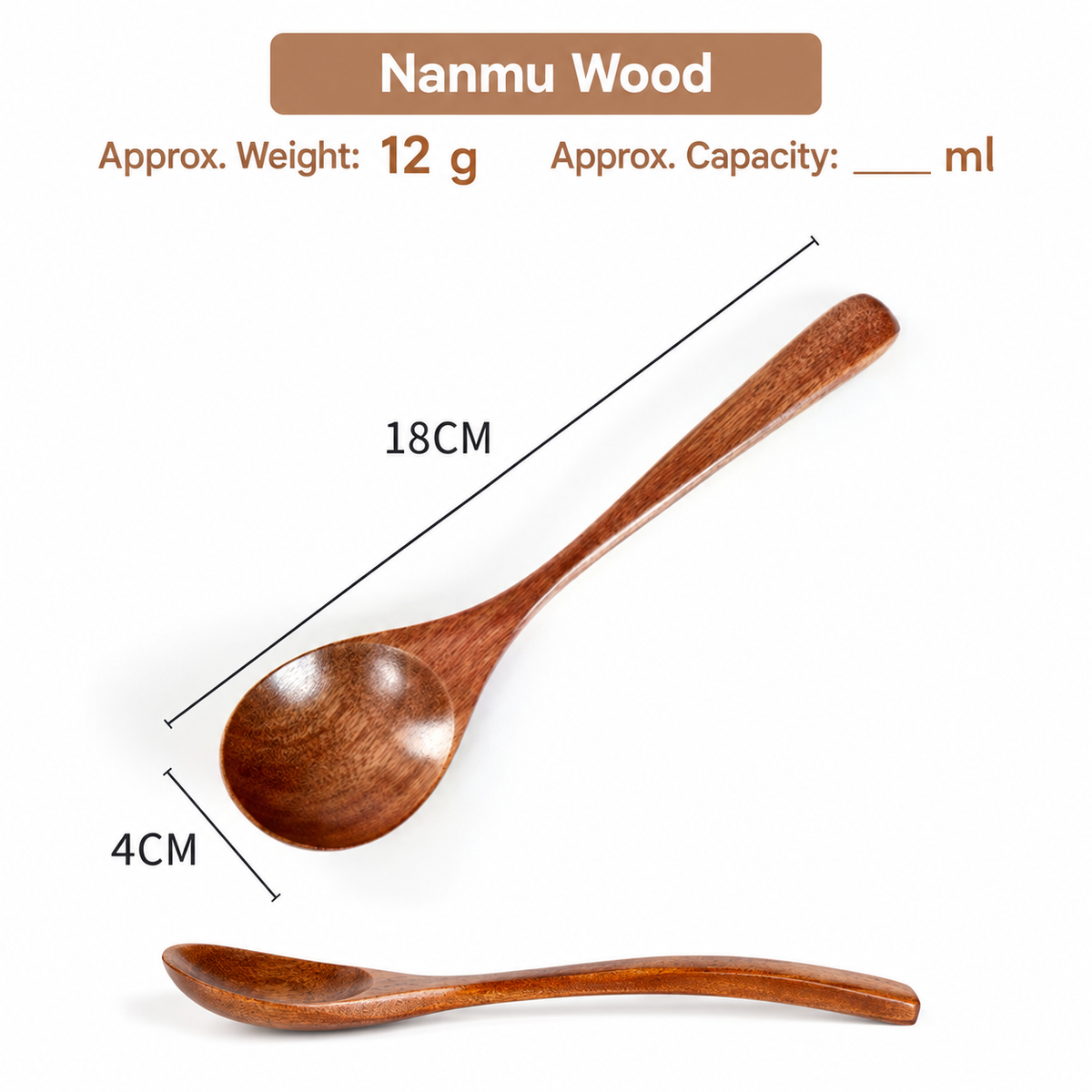 Wholesale Wooden Spoon, Natural Wood Rice Mixing Spoon