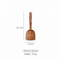 Natural Teak Wood Cooking Spoon and Spatula