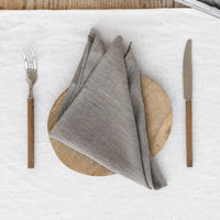 Linen Napkins for Effortlessly Elegant Dining, 34 x 34 cm Cloth Napkins in Earthy Colors
