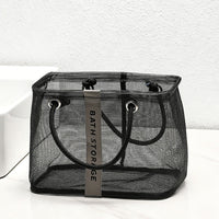 Mesh Shower Caddy Bag – Portable Bath Storage Organizer, Travel Toiletry Bag for Bathroom, Gym & Camping