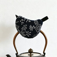 Bird Fabric Pot Handle Cover - Floral Padded Kitchen Handle Protector for Teapot & Pan