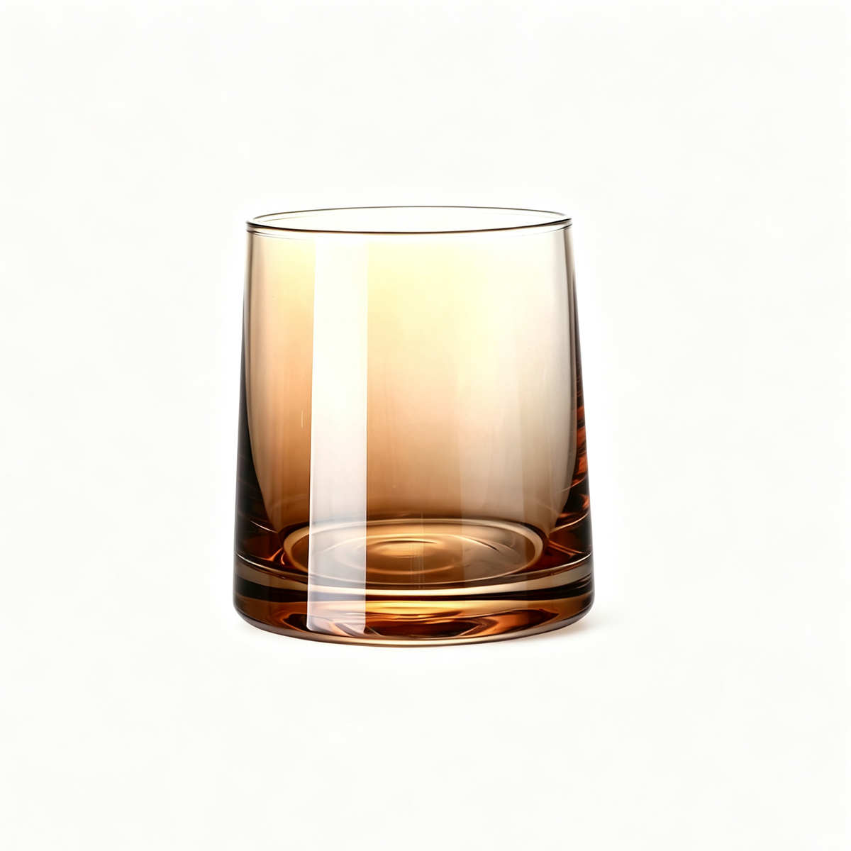 Minimalist Clear Glass Cup – Crystal Style Tumbler for Hotel, Home & Bathroom Use