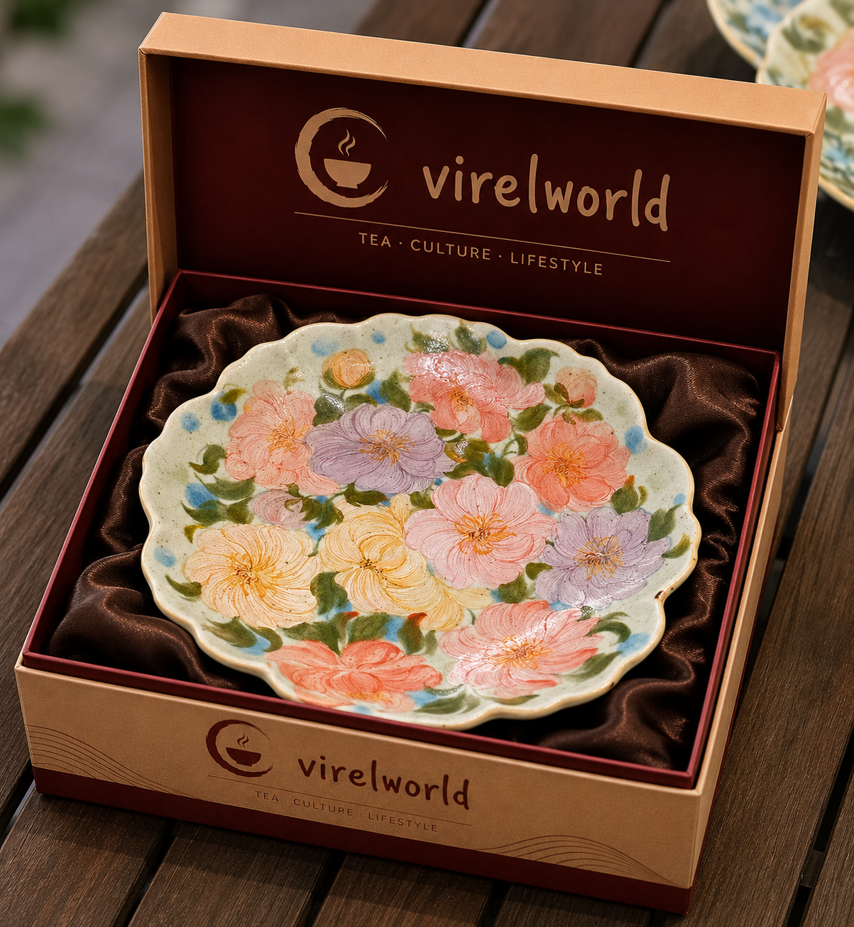 Blooming Garden Artisan Serving Plate