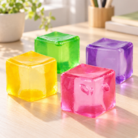 Colorful Cube Squeeze Ball – Soft Sensory Stress Relief Fidget Toy