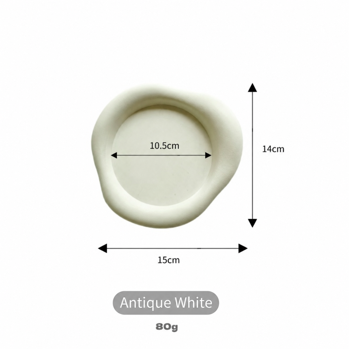 Irregular Silicone Coaster – Modern Cup Mat with Raised Edge