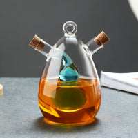 Borosilicate Glass Oil & Vinegar Dispenser – Fine Spout Seasoning Bottle