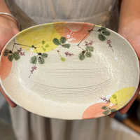 Mountain Rabbit Rustic Oval Serving Plate
