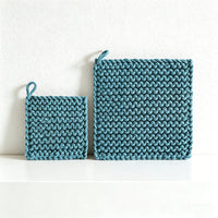 Japandi Woven Trivet – Minimalist Cotton Rope Heat Mat