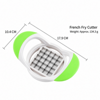 Stainless Steel French Fry Cutter, Manual Potato Slicer