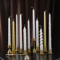 Pearl Taper Candles, Smokeless Soy Blend