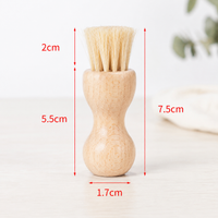 Gourd-Shaped Horsehair Leather Care Brush – Polishing, Oiling & Cleaning Tool for Shoes, Bags and Leather Goods