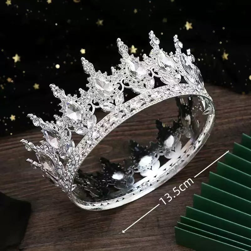 Crystal Crown Cake Topper and Decorative Ornament