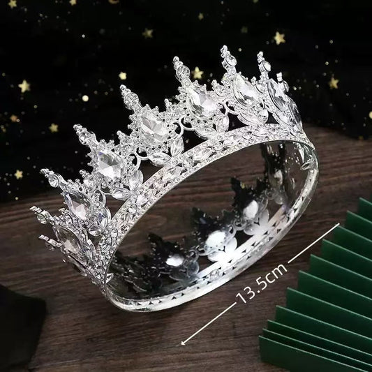 Crystal Crown Cake Topper and Decorative Ornament