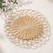 Handwoven Rattan Placemat – Rustic Table Mat & Coaster Collection