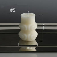 Sculptural Scented Candles, Soy Blend