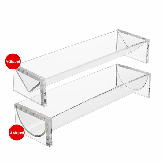 Clear Acrylic Biscuit Storage Tray Transparent Cookie Organizer Display Box