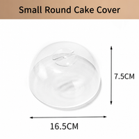 Acrylic Cake Dome Cover with Handle, Clear Food Display Cloche