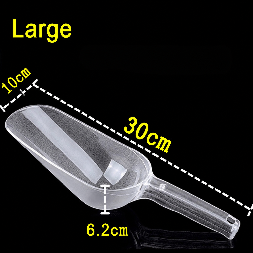Polycarbonate Ice Scoop, Clear Multipurpose Food-Grade Scoop