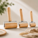 Beechwood Rolling Pin with Rotating Roller