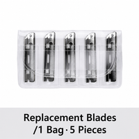 Replaceable Blade Metal Eyebrow Razor