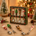 Christmas Cutlery Set – 4-Piece Festive Spoon & Fork Gift Set with Santa, Reindeer, Tree & Snowman Handles