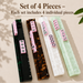 Set of 4 American Mahjong Rack Pushers, 20 Inch Mahjong Tile Racks