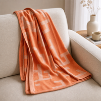 Soft Wrinkle-Resistant Luxury Throw Blanket 130 x 190 cm Nordic Air Conditioning Nap Blanket