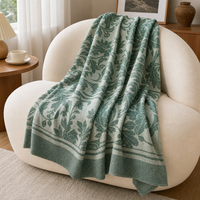 Soft Wrinkle-Resistant Luxury Throw Blanket 130 x 190 cm Nordic Air Conditioning Nap Blanket