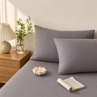 ashed Cotton Pillowcase – Soft Breathable Easy Care Pillow Cover