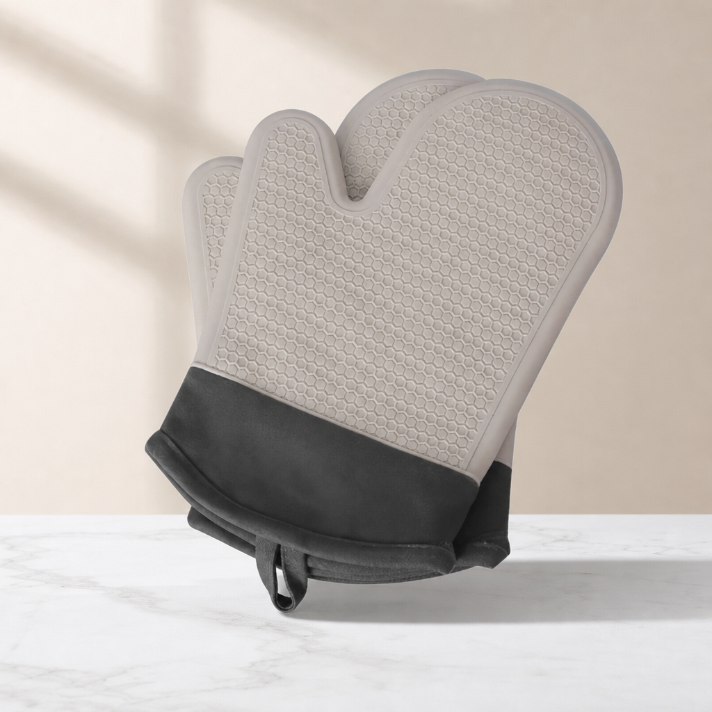 Silicone Oven Mitt – Heat-Resistant Non-Slip Microwave Glove