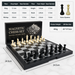 Magnetic Folding Chess Board – Portable Travel Chess Set with Storage Box