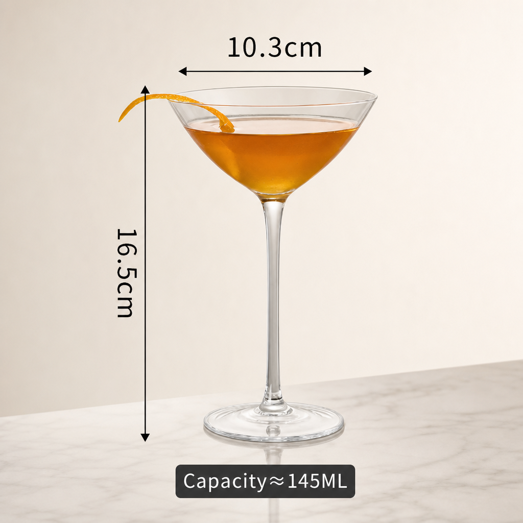 Creative Elevated Glass Cup Unique Design Decorative Drinking Glass Modern Tableware