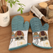 Heat Resistant Oven Mitt Baking Glove Kitchen Protective Glove