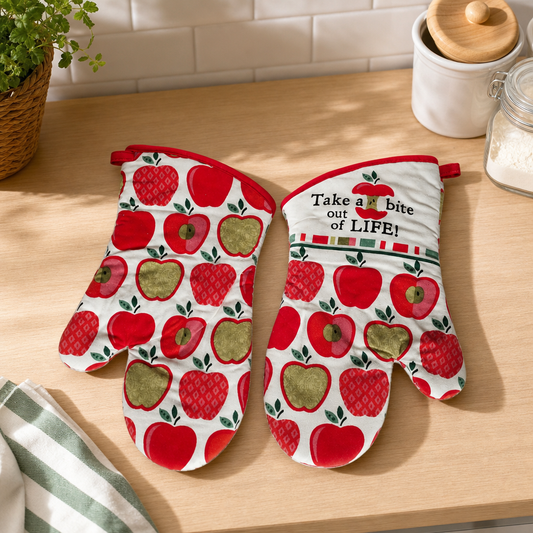 Heat Resistant Oven Mitt Baking Glove Kitchen Protective Glove