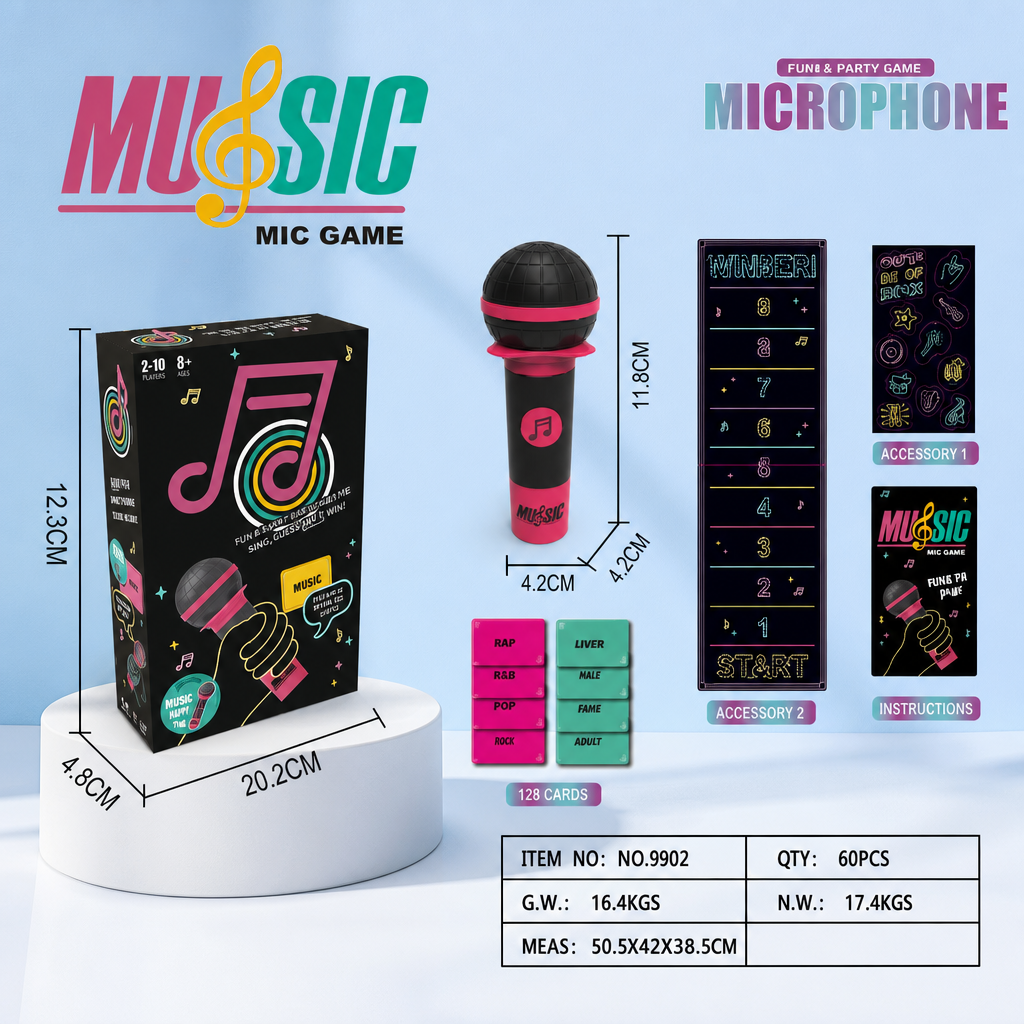 Bad Singer Board Game Card Game Party Music Game