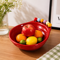Plastic Fruit Bowl Set with Stainless Steel Forks