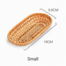 Rattan Woven Tray – Handcrafted Snack Plate Tea Tray