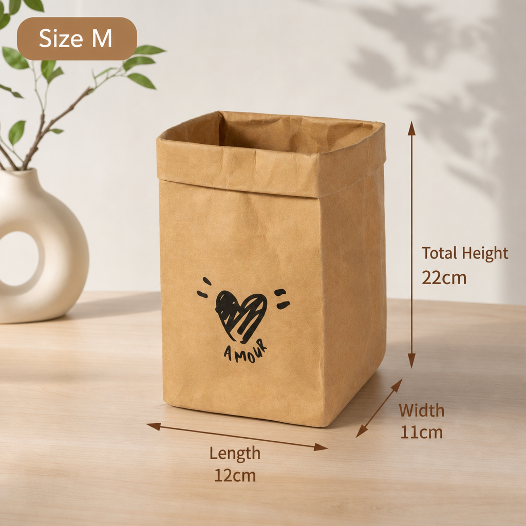 Printed Kraft Paper Storage Bag