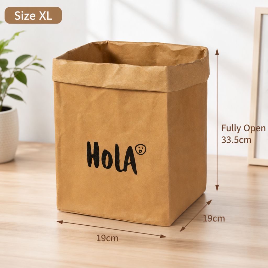 Printed Kraft Paper Storage Bag