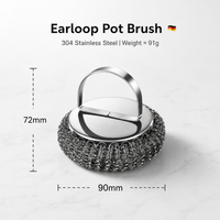 304 Stainless Steel Pot Brush