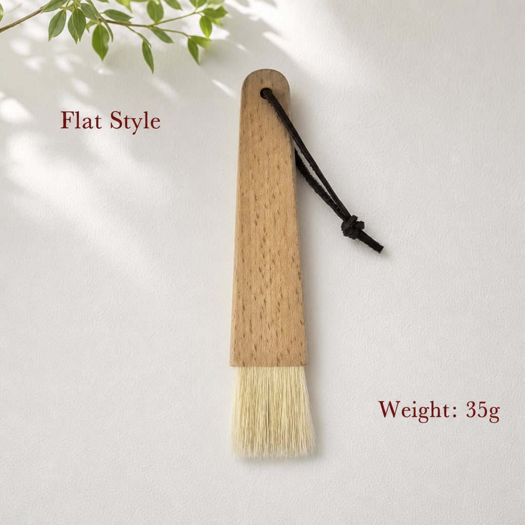 Beech Wood Basting Brush – Natural Bristle Pastry Brush