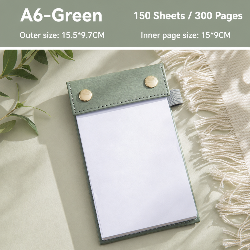 A6 Blank Note Book – Portable Thickened Tear-Off Memo Pad
