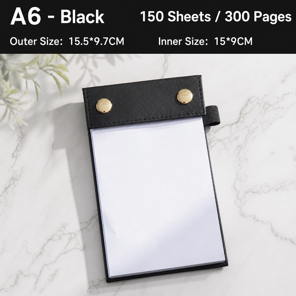 A6 Blank Note Book – Portable Thickened Tear-Off Memo Pad