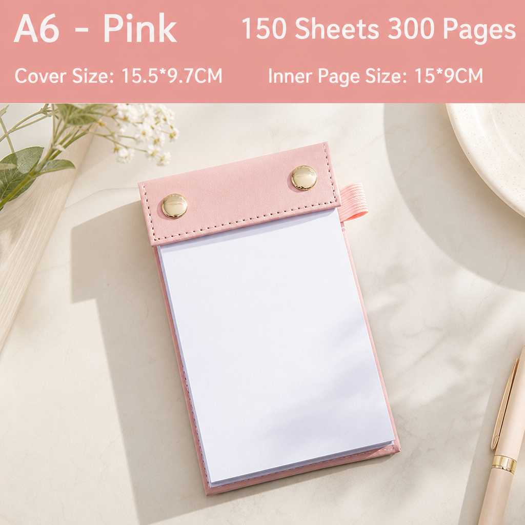 A6 Blank Note Book – Portable Thickened Tear-Off Memo Pad