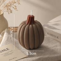 Halloween Pumpkin Scented Candle – Handmade Pumpkin Shaped Decorative Candle