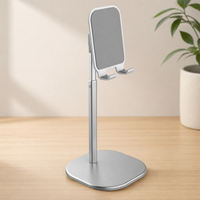 Aluminum Alloy Adjustable Desktop Stand – Height Adjustable Extendable Support Rack