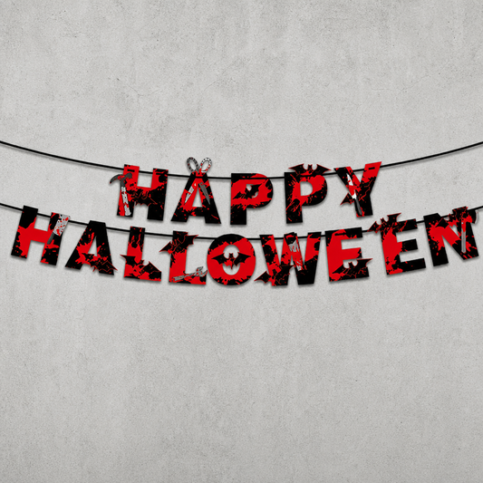 Halloween Party Banner – Happy Halloween Spiral Hanging Decorations